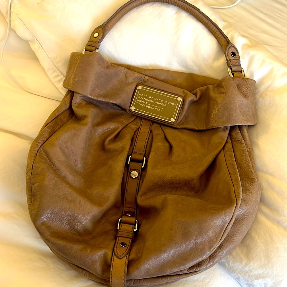 Marc by Marc Jacobs standard supply bag grey/tan perfect great condition